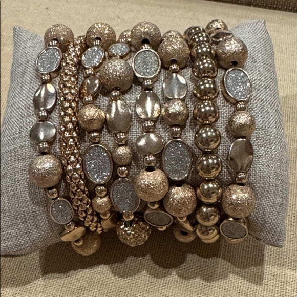 Beaded Stretch Bracelet - Picture 2 of 3